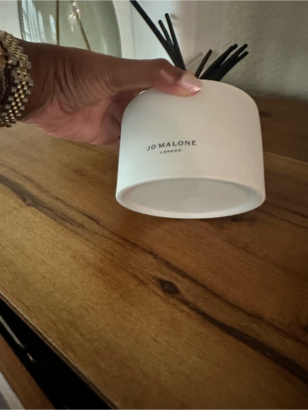 EMPTY Jo Malone White Ceramic Reed Diffuser - Picture 2 of 5